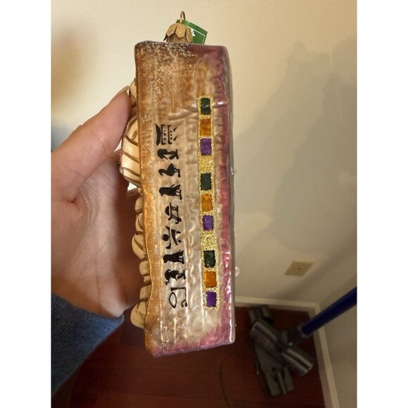 Slavic Treasures Glittered Creepy Coffin Ornament - Halloween Christmas Box Tag - Picture 3 of 9